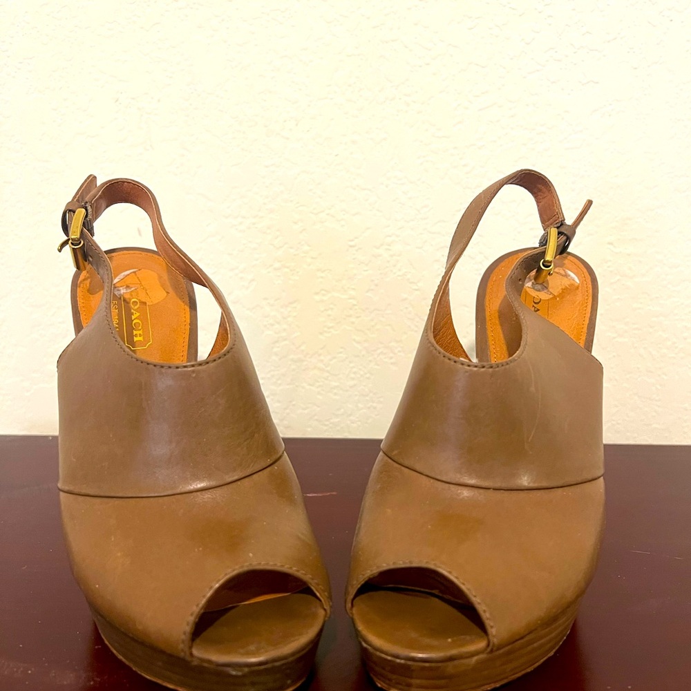 Coach Leather Heels